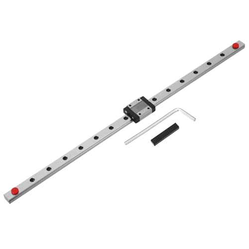 uxcell MGN12C 400mm Linear Sliding Rail Guide with MGN12C Sliding Carriage - size: 400mm