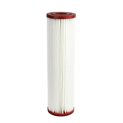 Pleated Poly Sediment Water Filter Cartridge Standard 2.5x10" 50 Micron 25 Pack