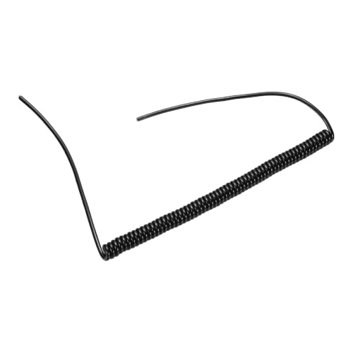 MECCANIXITY 5ft 22AWG Retractable Coiled Coil Cord 300V 105℃ 2 Conductor - size: 5ft x 22AWG, 2 Conductor