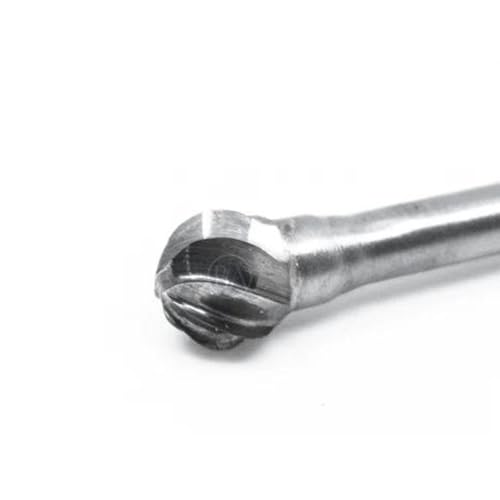 Benchmark Abrasives Ball Shape Premium Tungsten Carbide Burr with 1/8 Inch Shank Aluminum Cut Rotary Tool, Rotary File Engraving Tool for Non-Metals Shaping Carving – 1/8” Shank, SD-51NF - style: SD-51NF