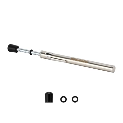 MEASUREMAN Door Force Gauge, 0-35 Lbs & 16kg Dual Scale, with Stainless Steel Protective Tube,Door Testing Tool - style: 0-35 Lbs / 16kg & no Hook