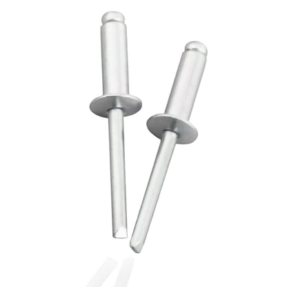 100 Pcs 5/32" x 3/8" Aluminum Pop Rivets, 4 x 10mm Blind Rivets, Aluminum Grip and Steel Mandrel - size: 5/32" x 3/8"