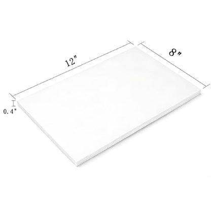 1 Pcs 12" X 8" X 0.4" Ceramic Fiber Insulation Board,Fireproof Insulation Board,Flame Retardant,Heat Resistant, High Temperature Tool for Wood Stove Fireplaces Furnaces Forges Kiln (2300F) - size: 12"X 8"X 0.4"