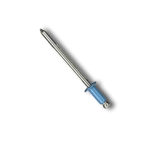 Eagle 1 Blind Pop Rivets (250 count) #43 Stainless Steel and #44 Aluminum Rivets, Multiple Colors, Free 1/8" Drill Bit wih Order, Quantity Discounts Available (#43 Stainless Steel, Hawaiian Blue) - color: Hawaiian Blue, size: #43 Stainless Steel