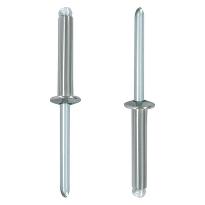 60Pcs Stainless Steel Blind Rivets, 3/16" x 1"