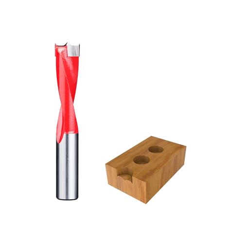 HUHAO 11mm Carbide Tipped Brad Point Boring Bit, Left Hand Dowel Drill Bits - size: 11mm Dia x 70mm Long x 10mm Shank L