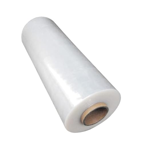 18" Stretch Film/Wrap 1500 feet 80 Gauge Industrial, Clear Packing Moving Packaging Heavy Duty Shrink Film (1 Roll) - size: 1 Roll