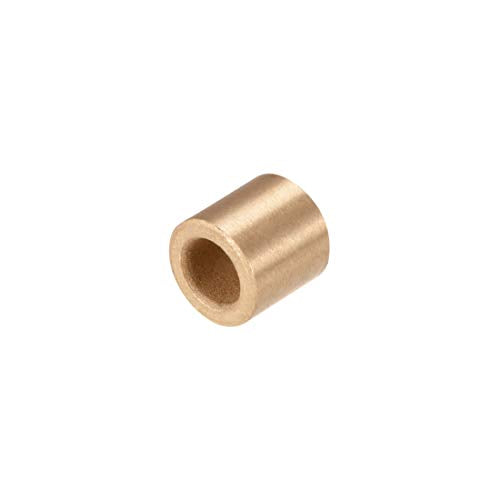 uxcell Bearing Sleeve 6mm Bore x 10mm OD x 10mm Length Self-Lubricating Sintered Bronze Bushings 10pcs - size: 6x10x10mm
