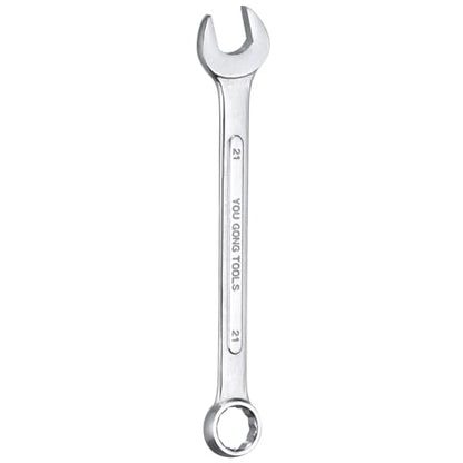 HARFINGTON Metric Combination Wrench, 21mm Open End & 15-Degree Offset - size: 21mm