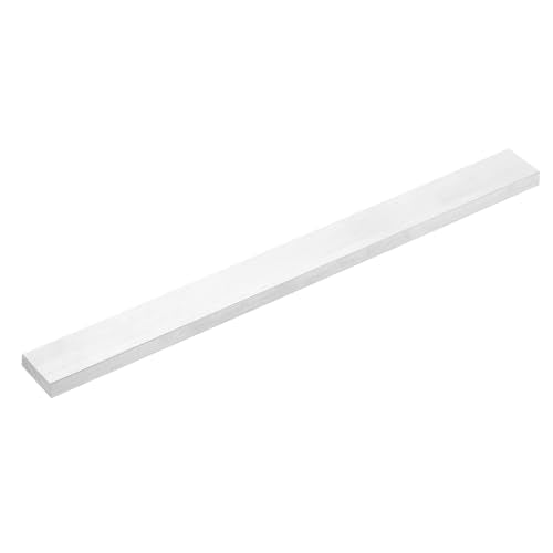 MECCANIXITY Square Aluminum Flat Bar, 3/8" (10mm) Thick x 1-3/16" (30mm) Width x 13" (330.2mm) Long 6063 Aluminum Flat Plate Solid New Mill Stock Silver for Industrial Building - size: 3/8" x 1-3/16" x 13"