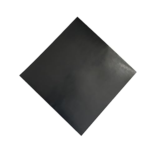 Solid Rubber Sheet Pad 1/8 (.125)" Thick X 12" Wide X 12" Long - size: 12"X12"X1/8, style: No Adhesive