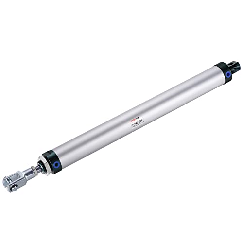 MECCANIXITY Pneumatic Air Cylinder Double Action MAL32X300 32mm Bore 300mm Stroke with Y Connector and 4Pcs Quick Fitting Set - size: 32X300 mm