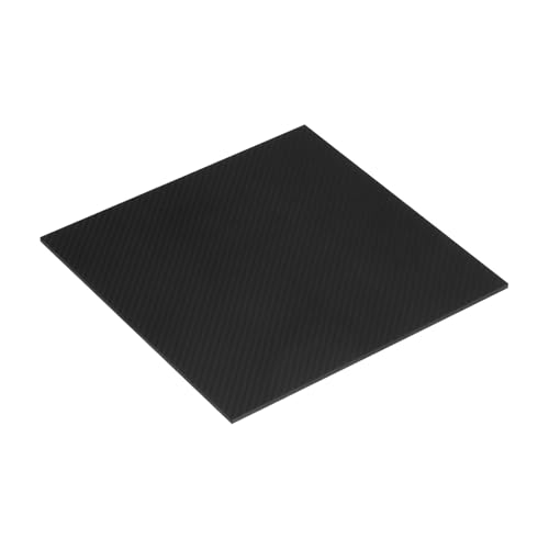 MECCANIXITY 1 Pcs Carbon Fiber Sheet 240x240x3.5mm Matte Surface Pultruded Flat Carbon Fiber Board Plate Twill Weave Panel Sheet for Kites RC Airplane - size: 240x240x3.5mm, style: Matte
