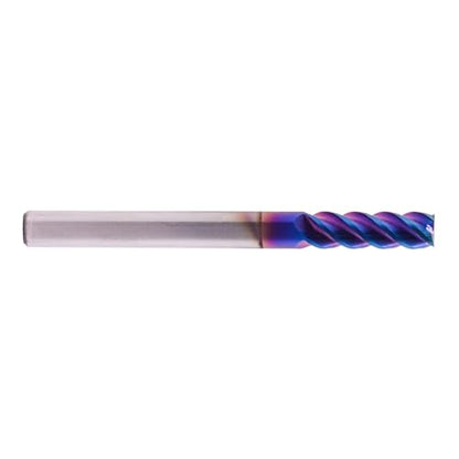 4 Flute Tungsten Carbide Square End Mill(5Pcs, 3/16"), TiAlsiN Nano Coated