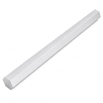 6061 Hex USA Aluminum Solid Bar - Extruded Lathe Stock, 13" Length, US Material (1") - size: 1"