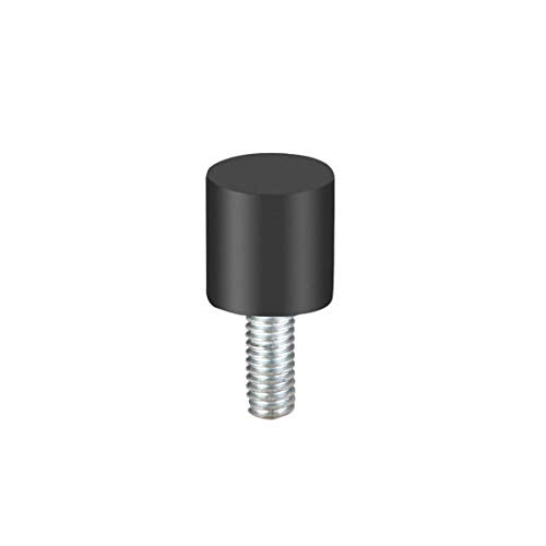 uxcell M4 Thread Rubber Mounts,Vibration Isolators,Cylindrical Shock Absorber with Studs 10mm x 10mm 8pcs - size: M4x10x10mm