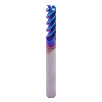 4 Flute Tungsten Carbide Square End Mill(5Pcs, 3/16"), TiAlsiN Nano Coated