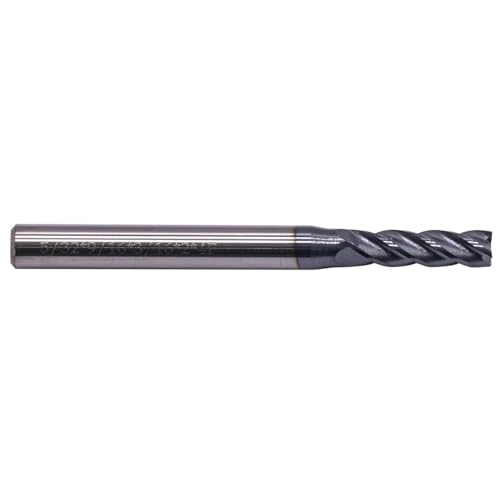 BestParts 5Pcs 5/32" 4 Flute Solid Carbide Square End Mill, AlTiN Coated - size: 5/32 in