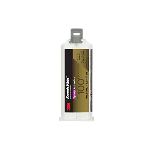 3M Scotch-Weld Epoxy Adhesive DP100FR, Cream, 48.5 mL, Duo-Pak, 1 Each