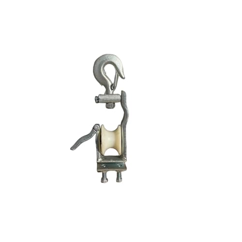 Low Voltage & Network Cable Installation Pulley.Cable Pulley Set for Low Voltage Electrical,Network,& Coax Cables-Smooth Cable Installation,Swivel Snap Hooks,and Anti-Friction Bearings