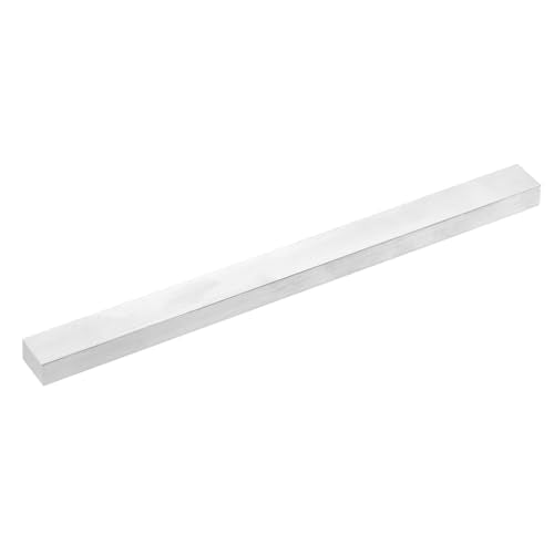 MECCANIXITY Square Aluminum Flat Bar, 5/8" (16mm) Thick x 63/64" (25mm) Width x 13" (330.2mm) Long 6063 Aluminum Flat Plate Solid New Mill Stock Silver for Industrial Building - size: 5/8" x 63/64" x 13"