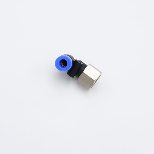 Push to Connect Fitting 1/4" Tube OD x 1/4" FMNPT, Female Elbow - size: 1/4" FMNPT - 1/4" OD