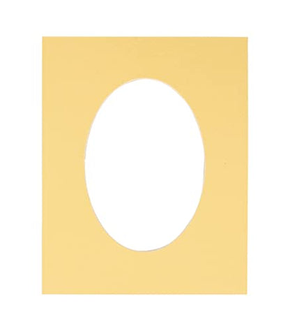 CountryArtHouse Marzipan Beige Acid Free 30x42 Oval Picture Frame Mat with White Core Bevel Cut for 26x40 Pictures - Fits 30x42 Frame - Pack of 1 Matboard - size: 1 Matboard