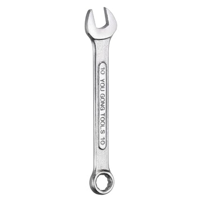 HARFINGTON Metric Combination Wrench, 10mm Open End & 15-Degree Offset - size: 10mm