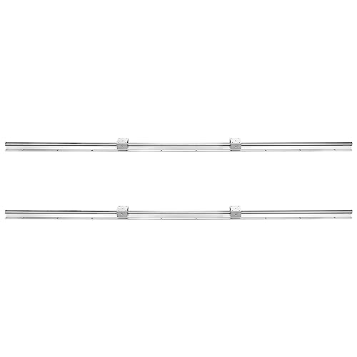 VEVOR Linear Rail, 2PCS SBR20-1500mm, Linear Slide Rail, 4 PCS SBR20UU Bearing Block CNC Kit Linear Rails and Bearings Kit CNC Rails Linear Rail Set, for Automated Machines and Equipment - size: SBR 20-1500mm