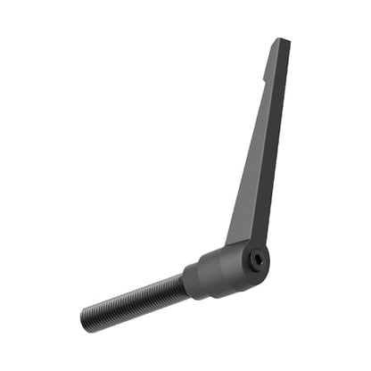 2PCS Clamping Lever Handles, M8 x 80mm Male Thread, Adjustable Quick Release Locking Rotating Screw Bolt Stud Knobs Apply for Lathe Machinery, Black - size: M8 x 80mm