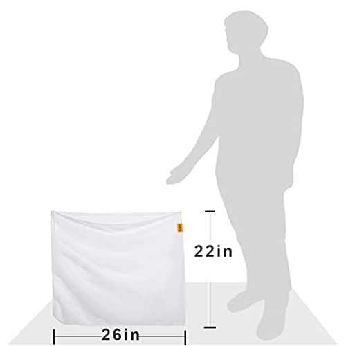 2 Pack 26"×22" Brew Bag Reusable Mesh Strainer for Wine Beer Brewing - size: 26" x 22"