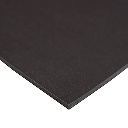 Exactly Rubber - Commercial Grade Silicone Sheet, 60A Durometer Silicone Mat, -80 to 450°F Temperature Resistant Rubber Mat, Rubber Sheet with 350% Elongation, Made in The USA, 1/16 x 9” x 36”, Black - color: Black, size: 1/16 x 9 x 36
