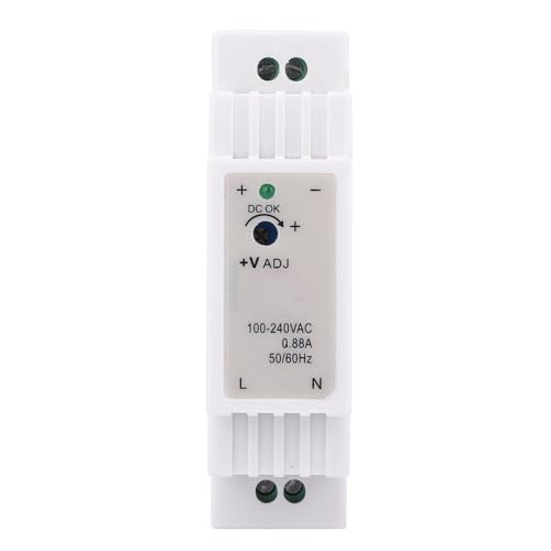 DIN Rail Power Supply 12V 1.25A 15W Single Output Switching Power Supply for Control Cabinet Industrial Equipment