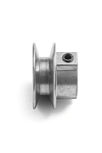 Terre Products, Heavy Duty 1.75" V-Groove Drive Pulley, Precision 3/4" Bore, Robust Z3A Zinc Alloy Die Cast Pulley