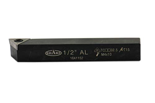 Shars (5 Pcs) 1/2" Indexable Carbide Turning Tool Set 404-1041 P] - size: 1/2" 404-1041