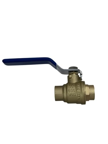 XFITTING 1/2 Inch Sweat Ball Valve, 5 Pieces - size: 1/2" Sweat