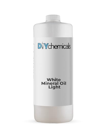 White Mineral Oil, Light – Clear, Odorless, Highly Refined Oil for Industrial, Mechanical, and General Purpose Applications - 1 Quart - color: White Mineral Oil, Light, size: 1 Quart