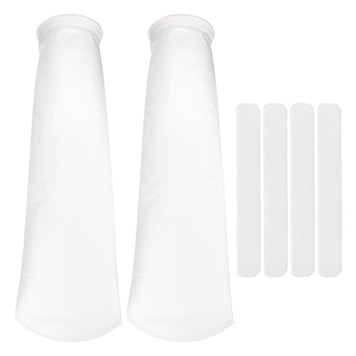 Aquarium Filter Bag Mesh (2Pc 100 Micron 7.1" Ring 31.9" Long) - size: 100 Micron - 31.9" Long 7.1" Ring