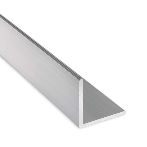 4 FT Aluminum Angle Bar – (3/4" Wide x 1/8" Thick) | 6063 T6 Architectural Aluminum | Equal Legs, 90° Angle | Corrosion-Resistant, Weldable, High-Strength Metal | Made in USA