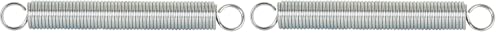 Handyman Springs SP 9631 Extension Spring, Spring Steel Construction, Nickel-Plated Finish, 0.091 GA x 3/4 in. x 6-1/2 in., Closed Single Loop (Single Pack) (Pack of 2) - size: 1 Count (Pack of 2)