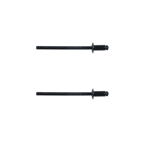 Antrader 1/8" x 1/4" Stainless Steel Blind Pop Rivets,Black,100Pcs - color: All Black, size: 1/8" x 1/4"