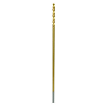 Greycore Tools 1/4 Inch x 12 Inch Cobalt Aircraft Extension Bit – M35 Cobalt Drill Bit, Industrial Titanium Coating – Drill Bits for Steel, Hard Metal, Cast Iron, Wood, Plastic (1/4" x 12") - size: 1/4" x 12", style: 12" Length