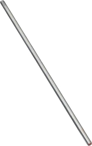 National Hardware N179-325 4000BC Steel Threaded Rod in Zinc Plated,5/16"-18x12 (Pack of 5) - color: Zinc plated, size: 5/16"-18 x 12" (Pack of 5)
