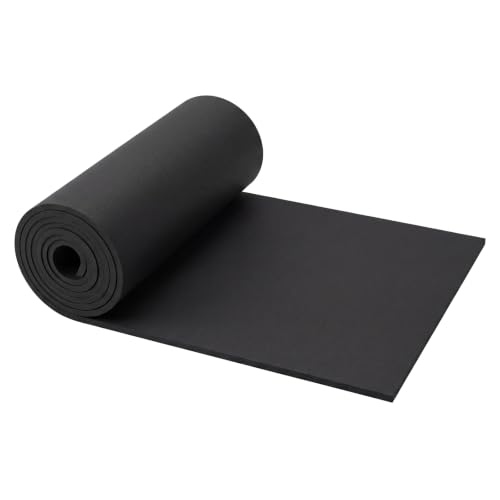 Neoprene Sponge Foam Rubber Sheet Roll, 1/4" Thick x 12" x 100"