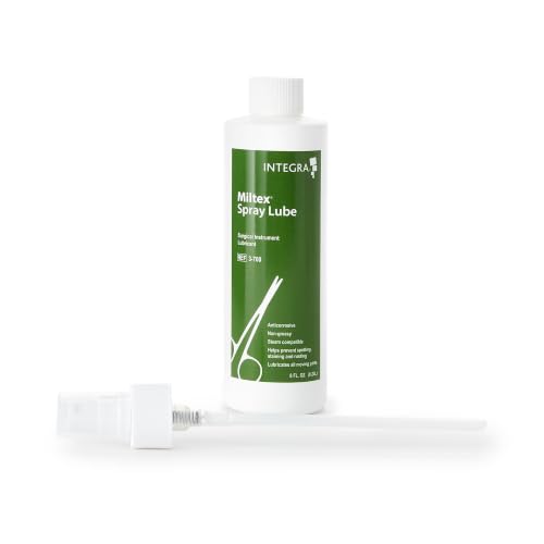 Miltex Instrument Lubricant, Liquid RTU 8 oz. Spray Bottle Hydrocarbon Scent, Miltex, 3-700 - Sold by: Pack of One