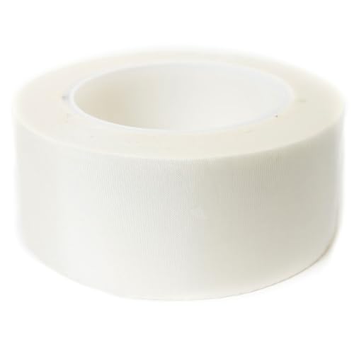 Bertech Glass Cloth Masking Tape, 2 Inch Wide x 36 Yards Long, 5 mil Thick, 3 Inch Core, White, RoHS and Reach Compliant - size: 2 Inches