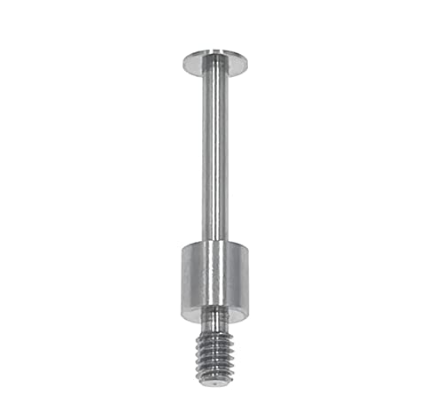 SUXING Flat Contact Points for Dial Indicator Depth 0.4mm Thickness 5mm Diameter 4-48 UNF Thread (4-48UNF D5L20) - size: 4-48UNF D5L20