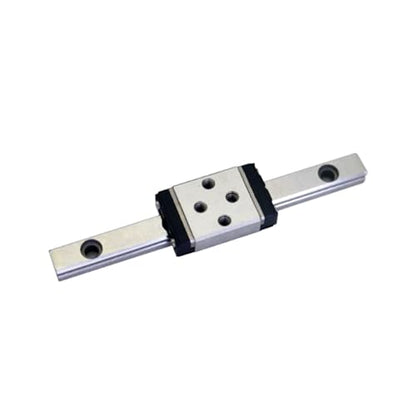 MGN5 Linear Rail 50mm 1.97" 1PCS MGN5 Miniature Linear Motion Slide Rail + 1PCS MGN5H 5mm Linear Sliding Bearing Carriage Block Black for 3D Printer and CNC Machine - size: L: 50mm / 1.97 inch, style: MGN5 Rail + H Block