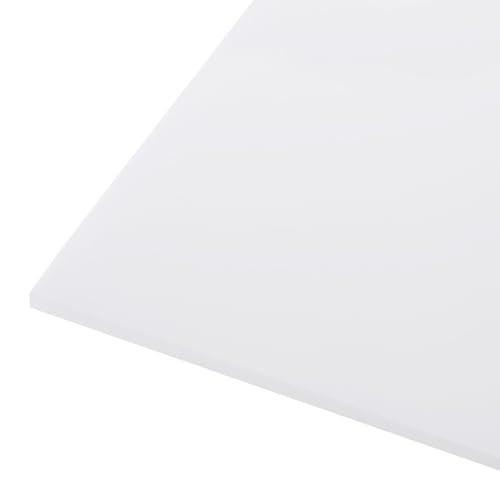 6" x 6" x 1/8" HDPE Plastic Sheet, High Density Polyethylene Sheet Cutting Board White Solid Block, [for DIY, Home Floor] - color: White, size: 6" x 6" x 1/8"