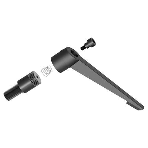 Clamping Lever Handles, M6 x 32mm Male Thread, Adjustable Quick Release Locking Rotating Screw Bolt Stud Knobs Apply for Lathe Machinery, Black - size: M6 x 32mm